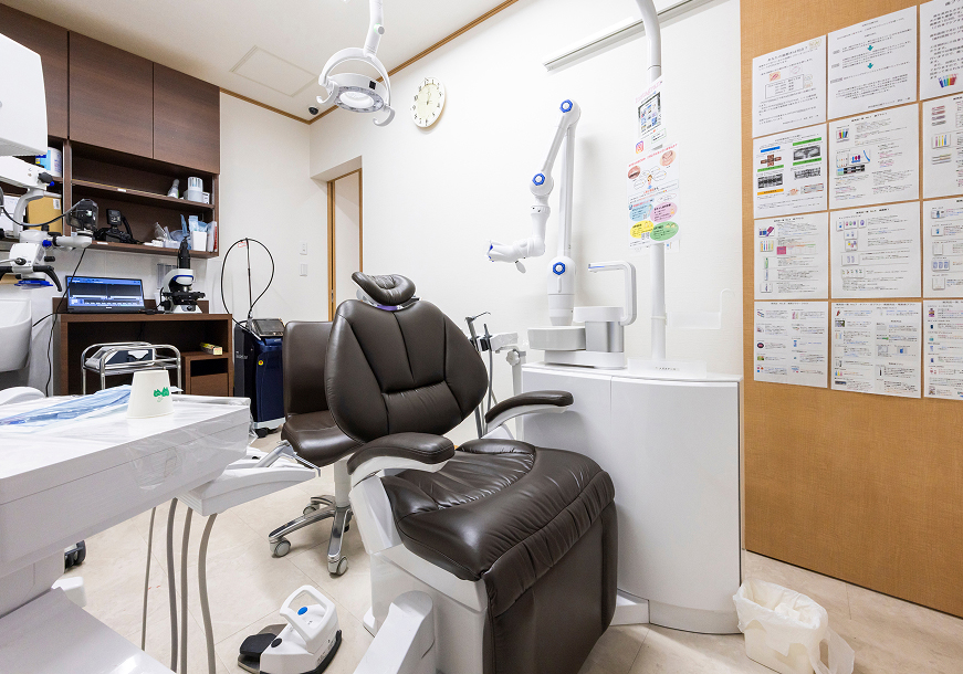 患者様としっかり向き合える、個室診療室あり